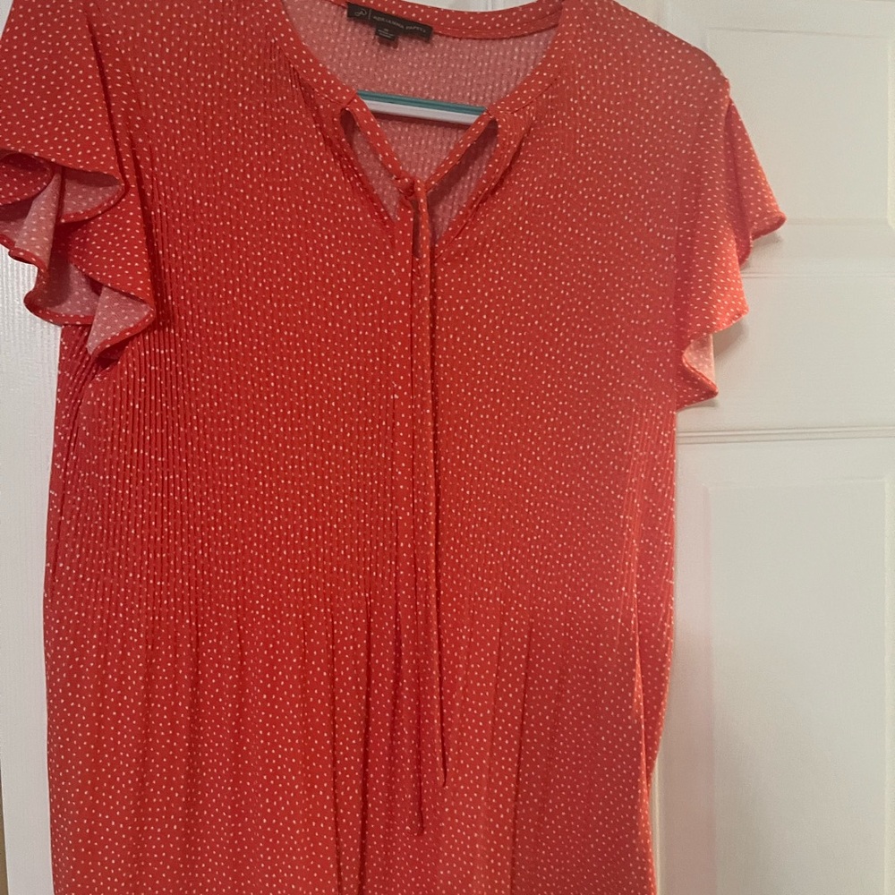 Red Polka Dot Women's Top